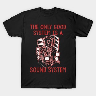 Gas Mask Vinyl Tekno Soundsystem T-Shirt